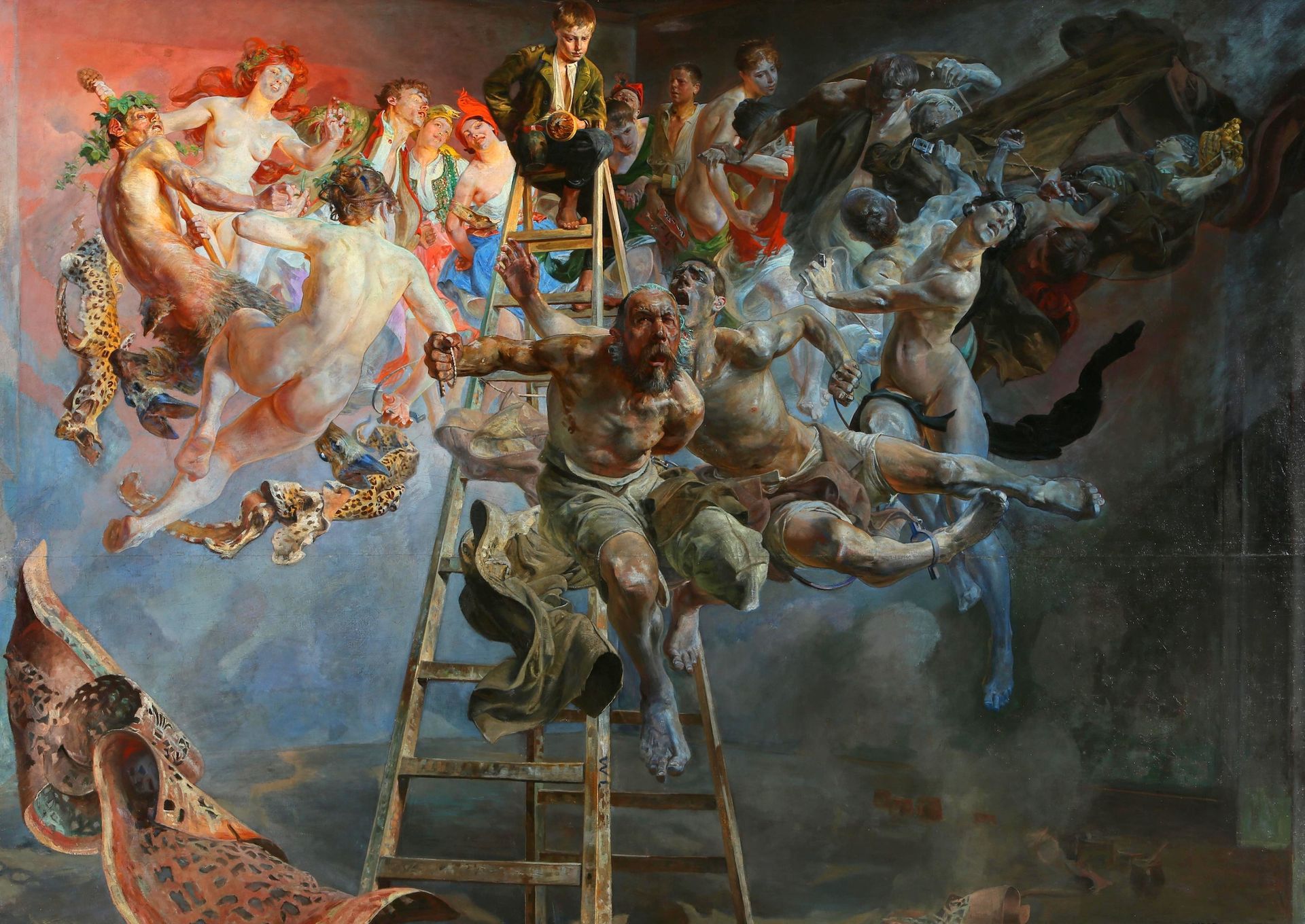 Vicious Circle by Jacek Malczewski, 1895–1897