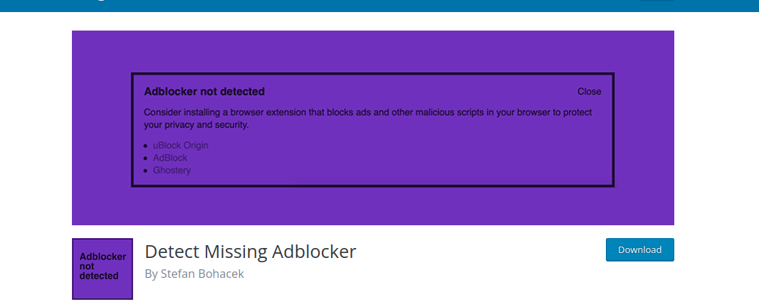 Detect Missing Adblocker